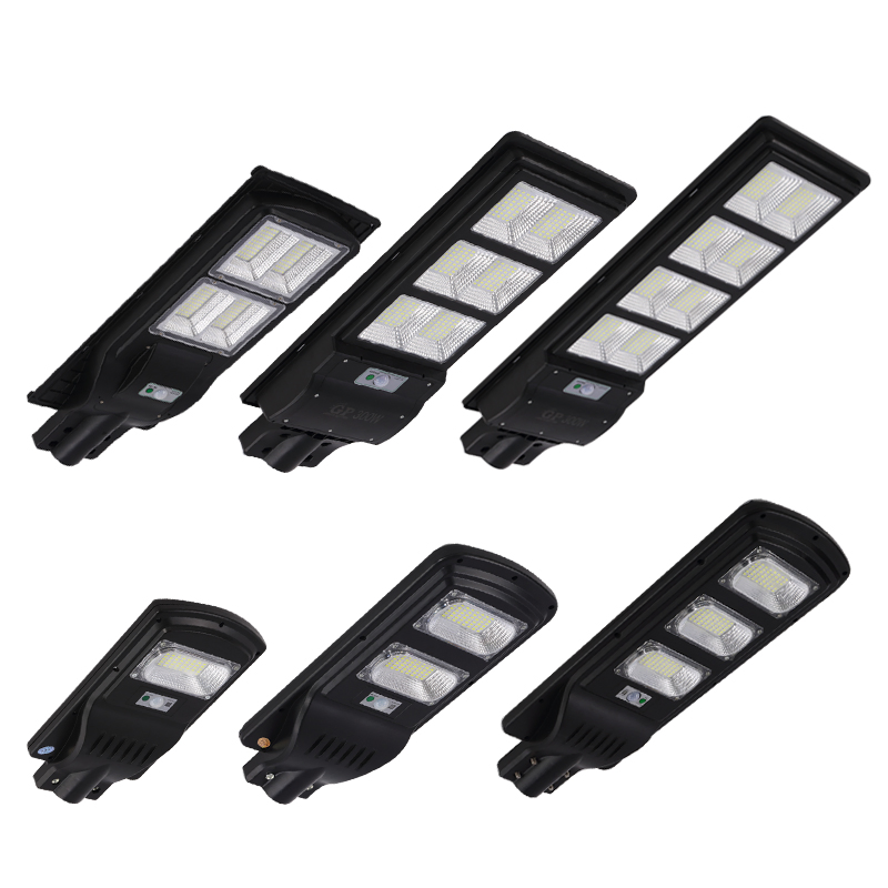 Luz de calle solar LED de alta eficiencia con sensor de movimiento inteligente