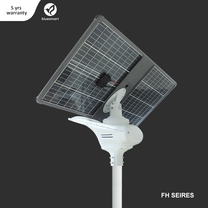 Luces LED solares para exteriores, luces solares inteligentes para calles, postes