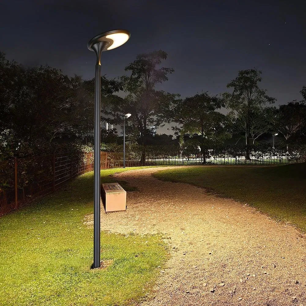 Foco solar de jardín exterior con sensor de cuerpo humano LED