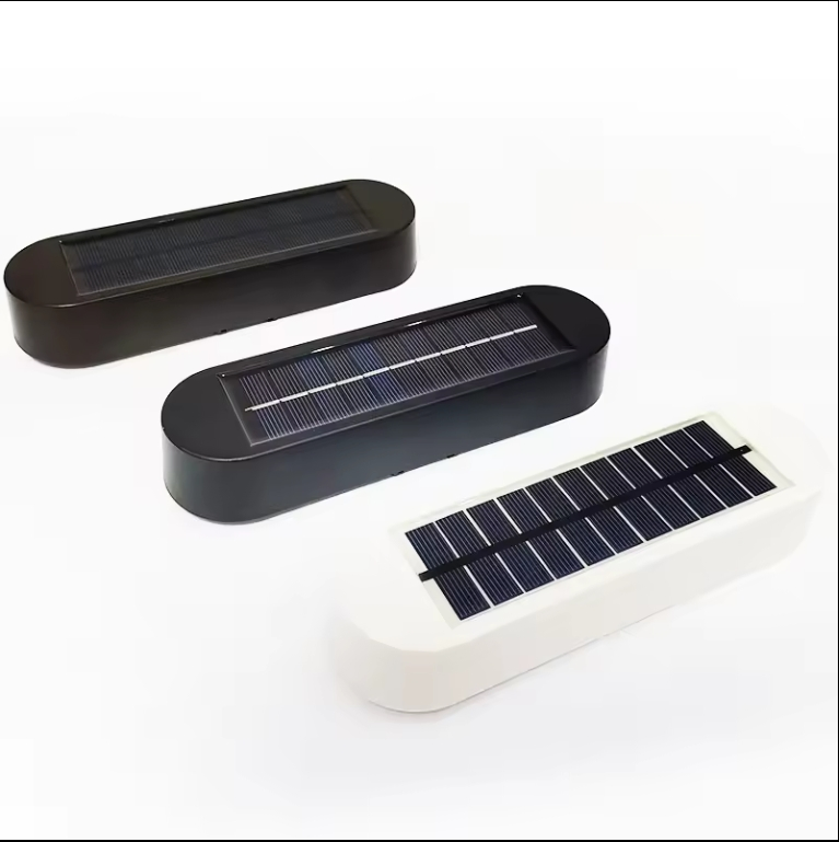 Iluminación de seguridad LED impermeable para exteriores, lámpara de poste de jardín, luz de corredor, luces solares para cercas y canaletas