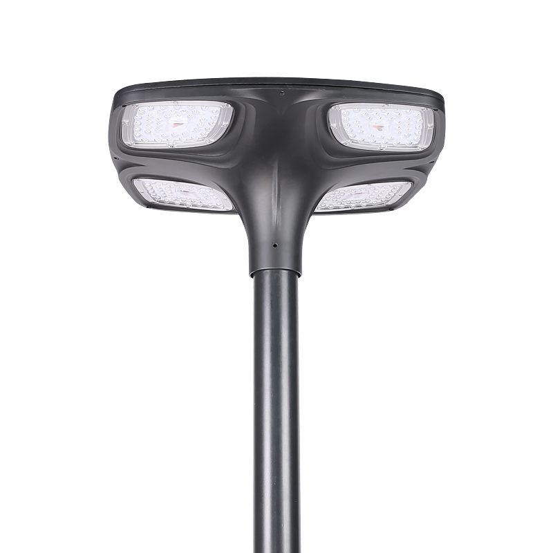 Luz solar de pilar para patio exterior más brillante