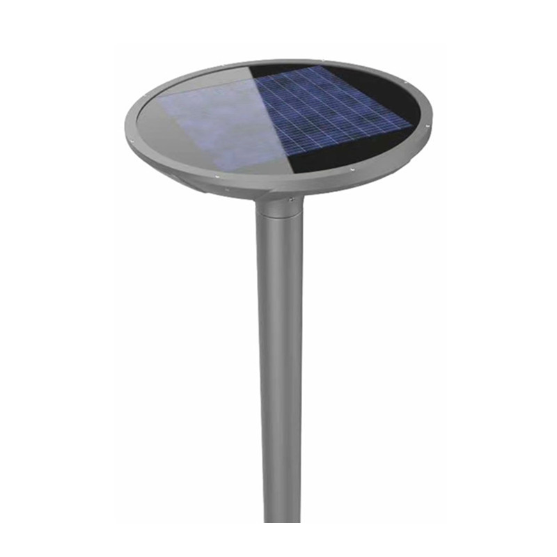 Lámpara de jardín solar LED de decoración de poste y pilar, impermeable, de alto lumen y buena luminosidad
