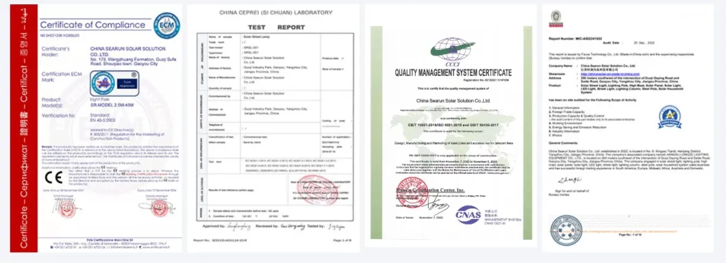 Certificaciones