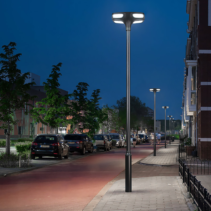 Linternas solares LED para piscina, jardín y porche con baterías recargables