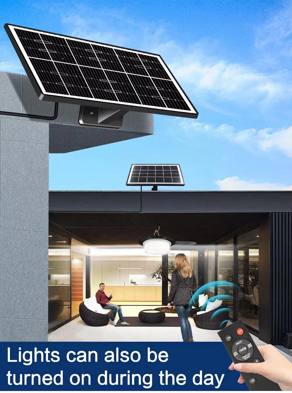 Luz Colgante Solar 244LED