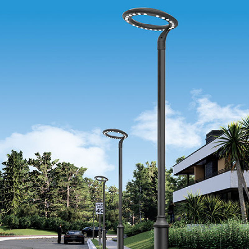 Lámpara de camino alimentada por energía solar, impermeable, luz LED para exteriores