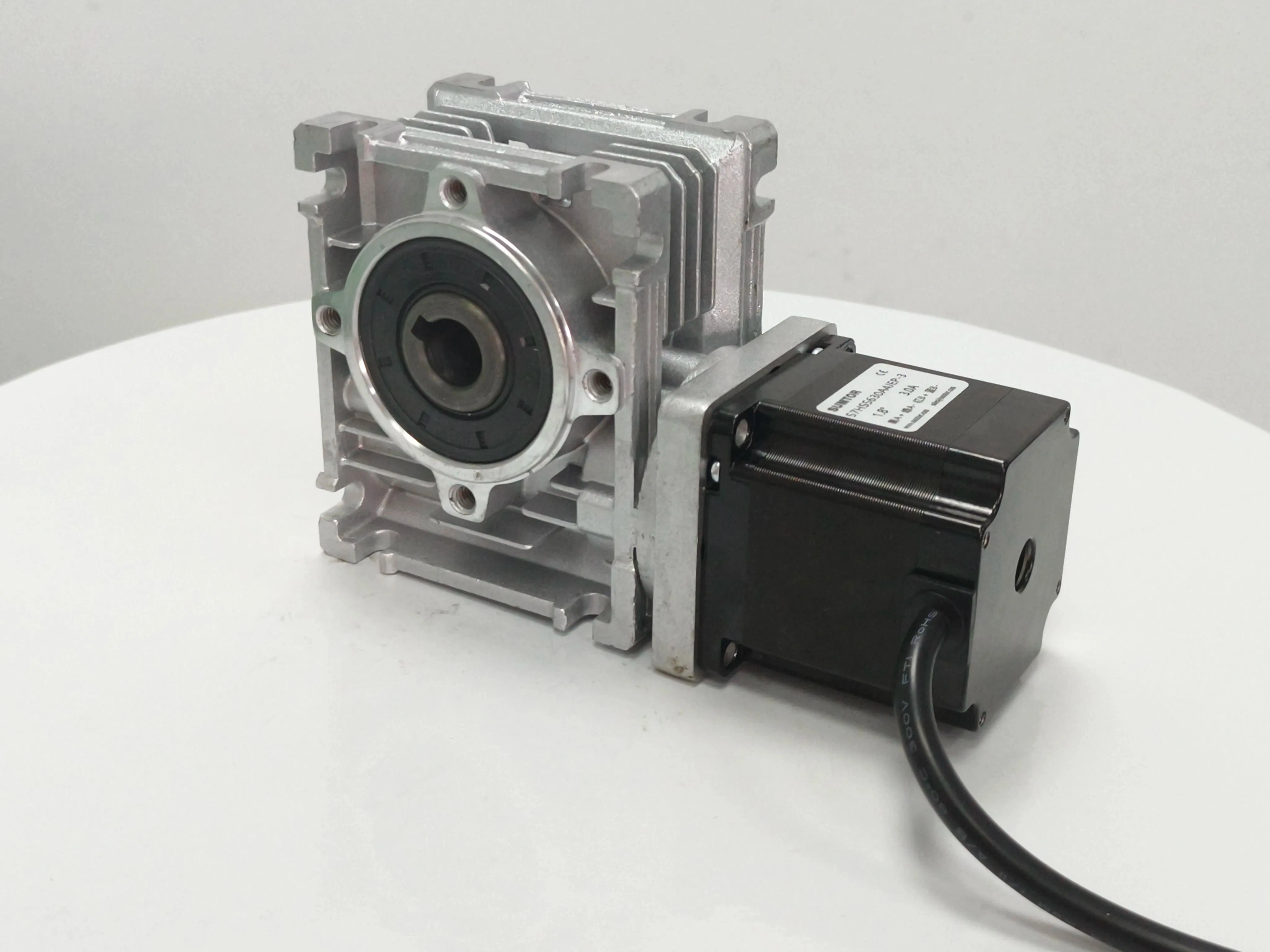 5: 1-80: 1 NEMA23 Worm Gear Stepper Motor with Nmrv30 Speed Reducer NEMA 23 Motor Length 56mm