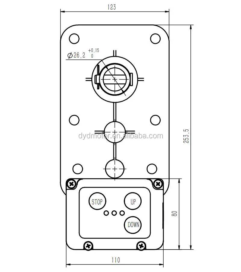 DC Spur Gear Motor View 3