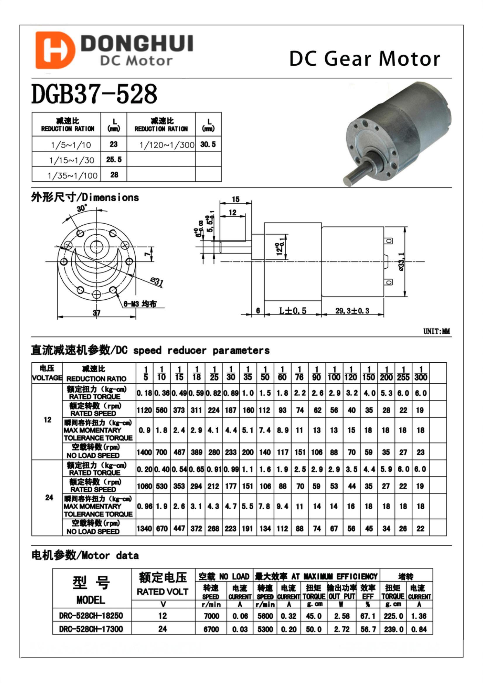 DC Gear Motor 1