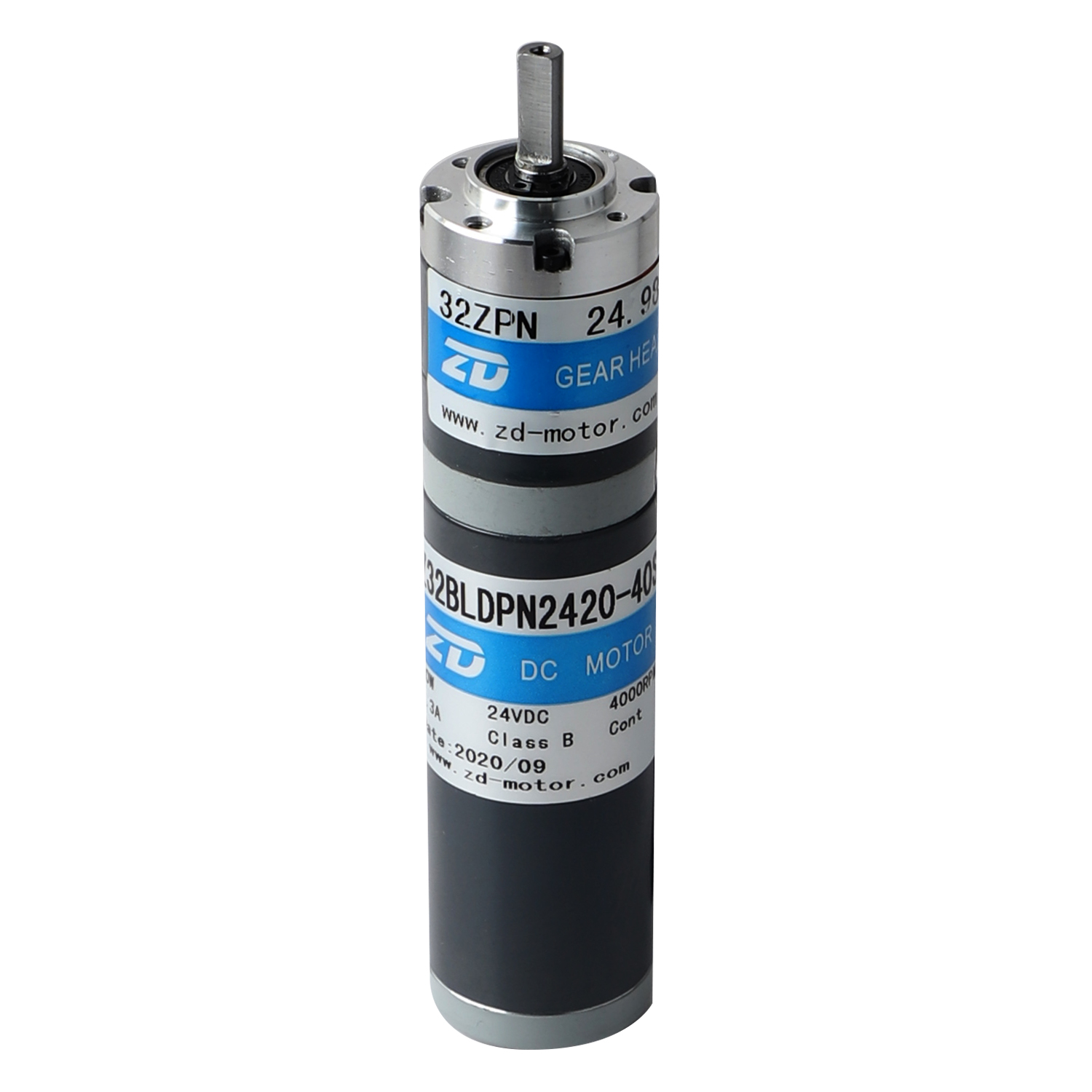 ZD 32mm 42mm 52mm 62mm 72mm, 10W 40W 60W 90W 120W to 300W,12v 24V Brush or Brushless Planetary DC Gear Motor