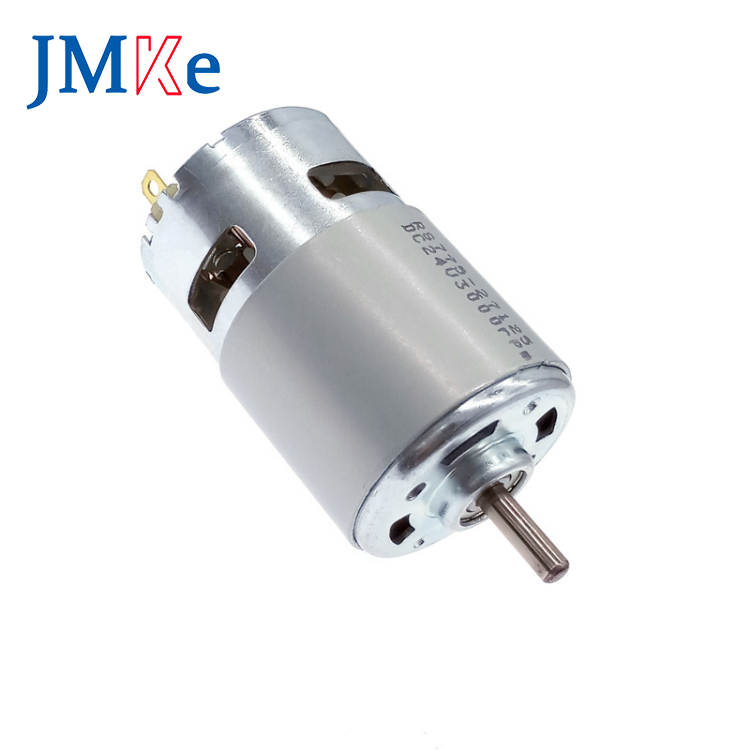 JMKE 775 PMDC Brush DC Motor 12V/24V Series Wound 3000/4000 RPM Metal Steel 10W Home Appliances Smart Home Bicycle Fan