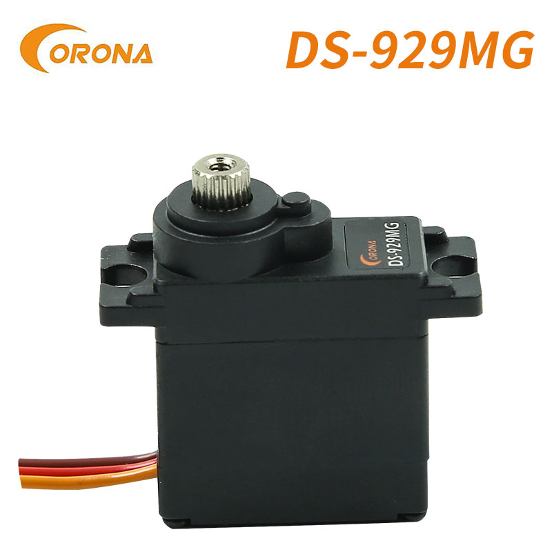 CORONA DS929MG Digital RC Micro Model Servo Metal Gear 2.2kg.cm 0.12sec 12.5g For RC Airplane Robot UAV Servo Motor