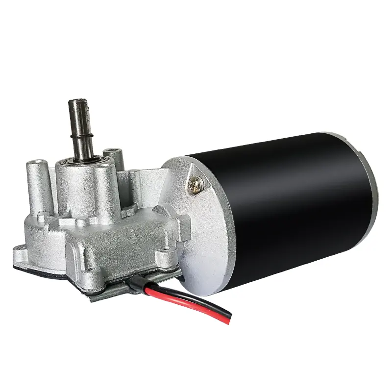 Derry 24V DC Worm Gear Motor High Quality Permanent Magnet Construction Brush Commutation Explosion-Proof for Golf Trolleys