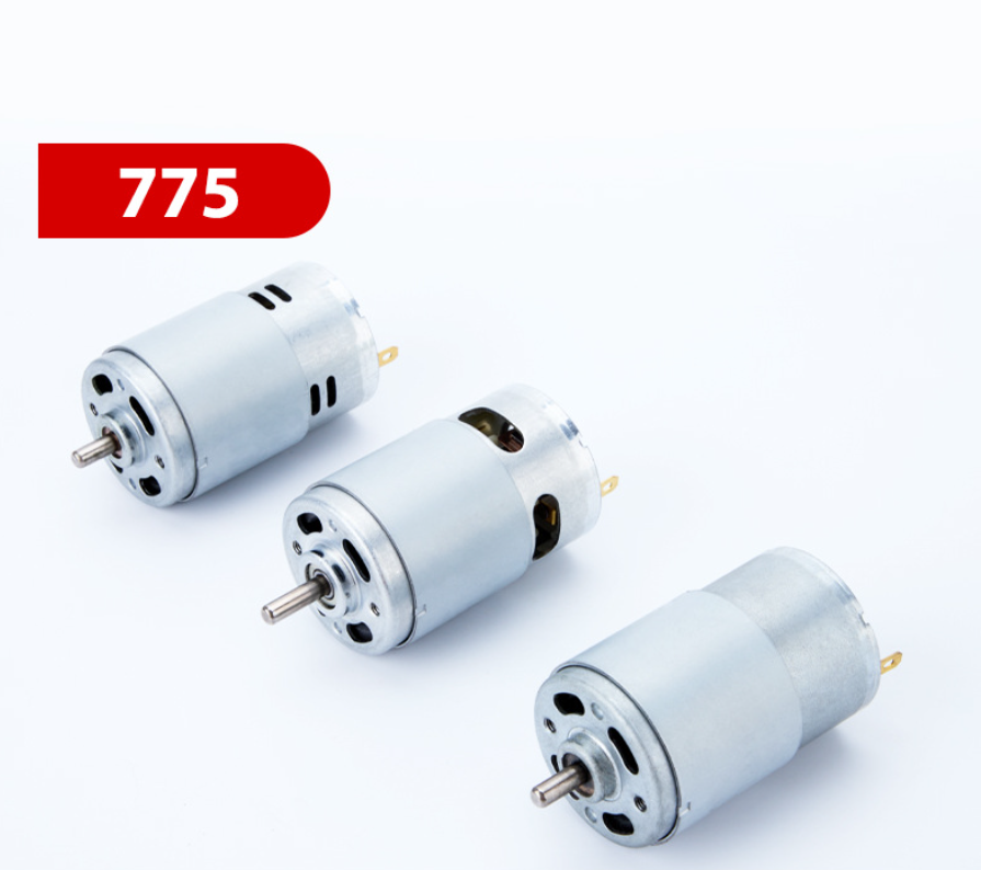 Jixin JXR775 775 DC Brushed Motor 12V/24V High Torque Permanent Magnet with Metal Housing 115W 10500RPM for Automotive OEM