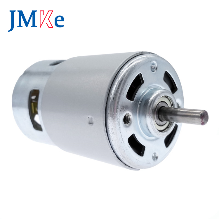 JMKE 775 PMDC Brush DC Motor 12V/24V Series Wound 3000/4000 RPM Metal Steel 10W Home Appliances Smart Home Bicycle Fan