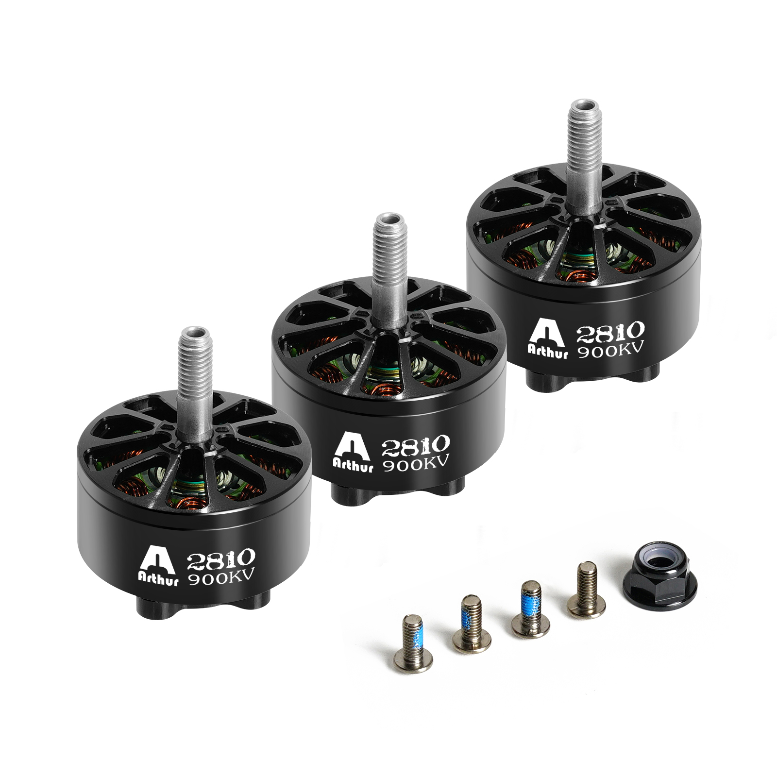 Flash Hobby A2810 1100kv 1450kv 1700kv 3-6S High Torque Brushless DC Motor