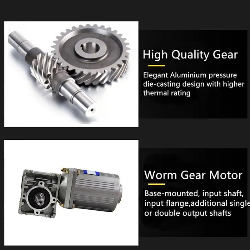 0.5HP 0.37KW 4P 1440RPM 3Phase NMRV50 1:30 Worm Reducer Three Phase AC Asynchronous Gear Motor