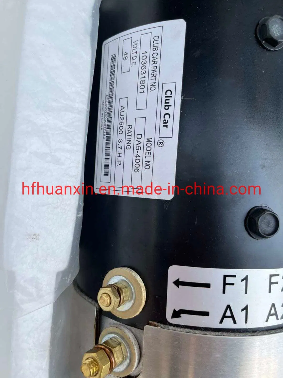 Club Car DC Motor Da5-4006 48V 3.7HP 103631801 Part Number