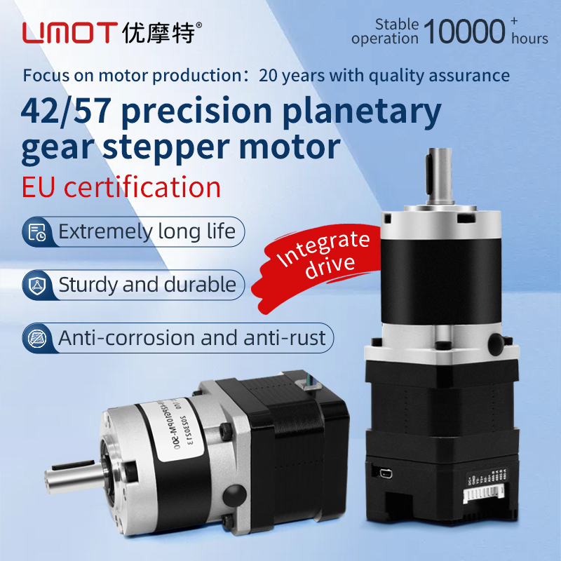 Nema17 Nema23 Planetary Gear Stepper Motor Gearbox Motor Ratio 1:4 1:5 1:10 1:20 1:50 1:100 High Torque
