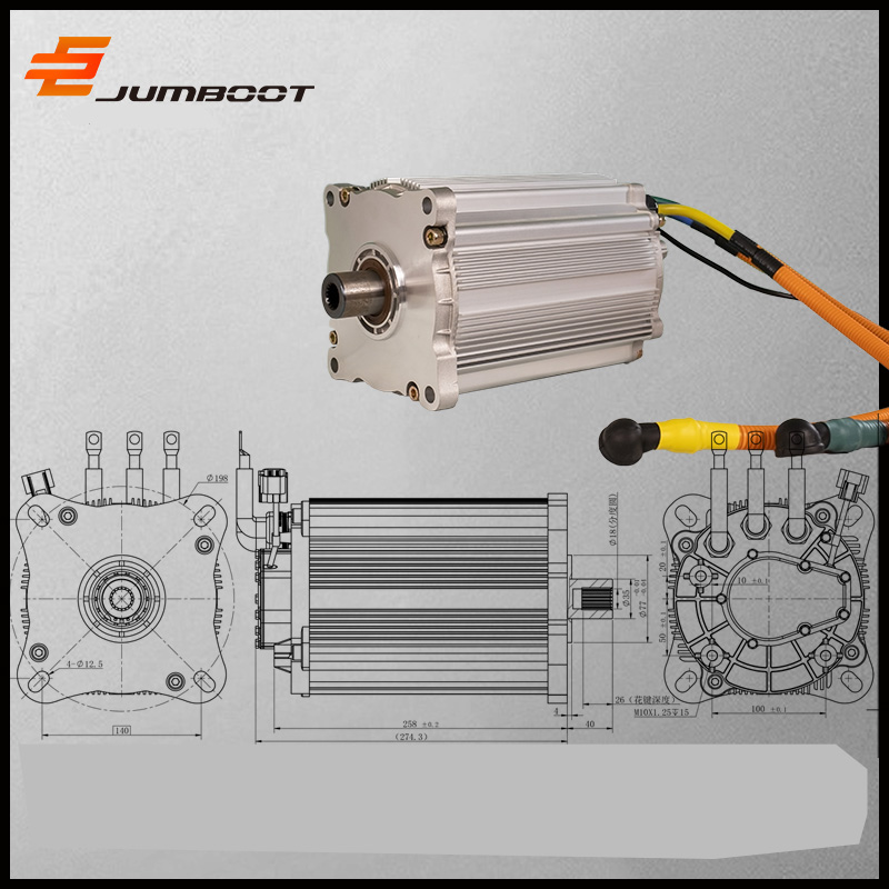 96V 10KW PMSM Motor Permanent-Magnet Synchronous Motor for Electric Vehicles