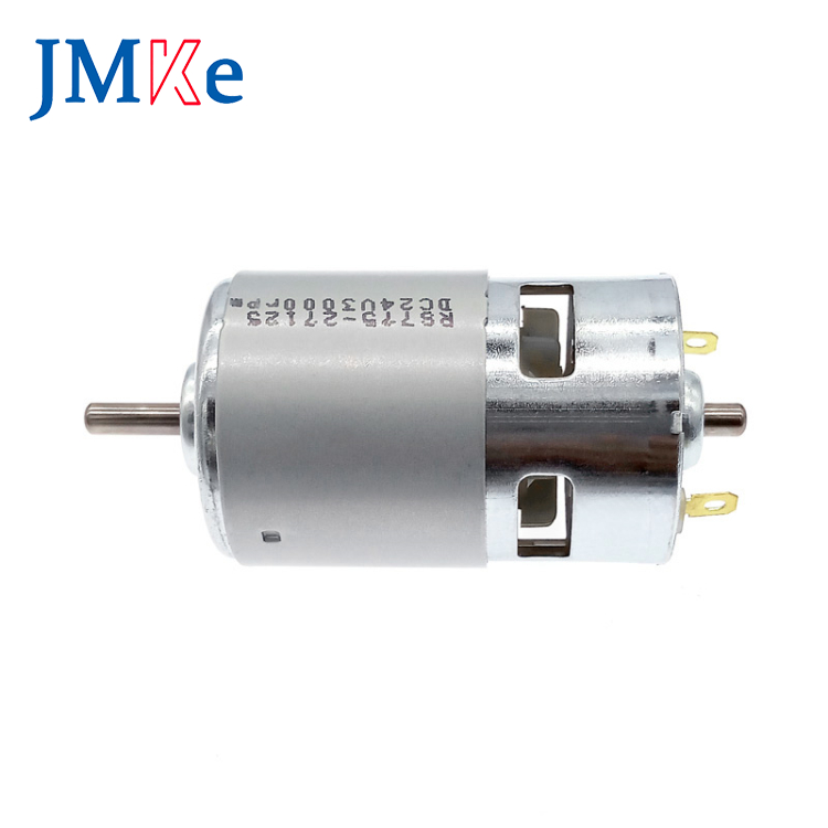 JMKE 775 PMDC Brush DC Motor 12V/24V Series Wound 3000/4000 RPM Metal Steel 10W Home Appliances Smart Home Bicycle Fan