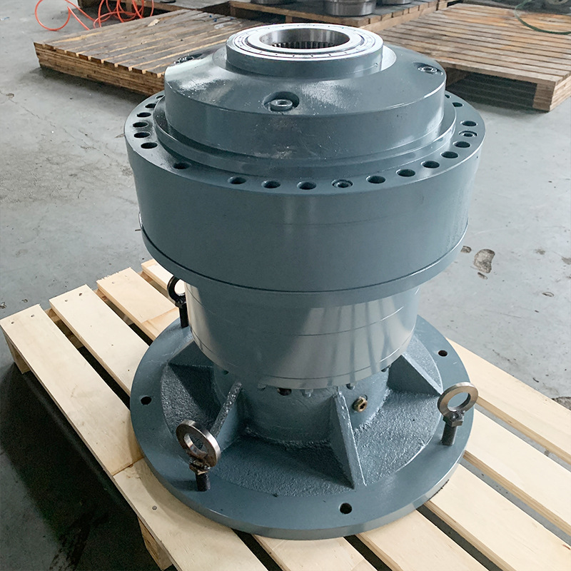 Industrial Planetary Gearbox Coaxial Output Servo Motor Reducer Manufacturer 50 1 Ratio 22 RPM 9600 Nm Torque Vertical Mount