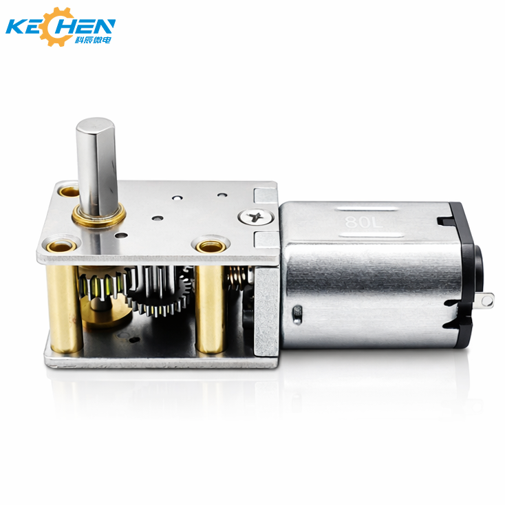 N20 Worm Gear Motor Metal Gearbox Dc 3v 6v 9v 12v Dc Motor With Gear Reduction Perpendicular