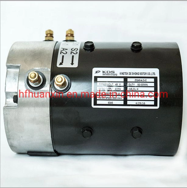 DC Series Motor Model Zq48-4.0-C Club Car Kds 48 Volt Golf Cart High Speed Electric Series Motor with 3000 Rpm
