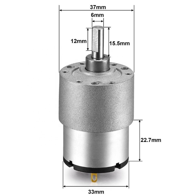 GM37-520 Micro DC Geared Motor