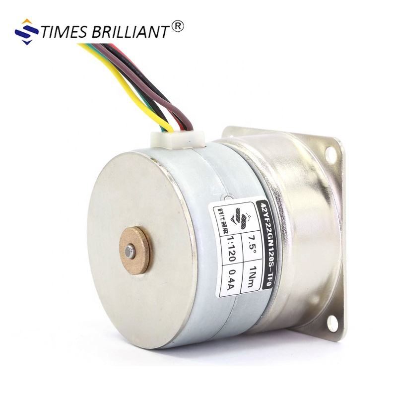 NEMA17 7.5degree Permanent Magnet Geared Stepper Motor Low Speed