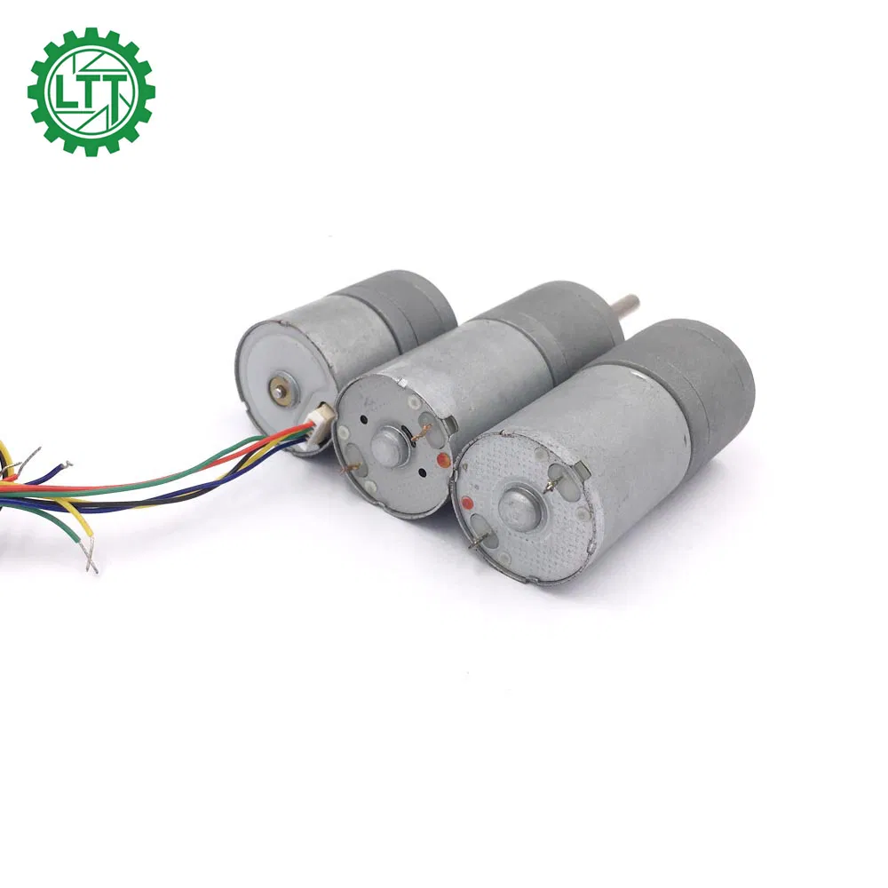 25mm DC Gear Motor Permanent Magnet 6V 12V 24V 310 Motor with Spur Metal Gearbox