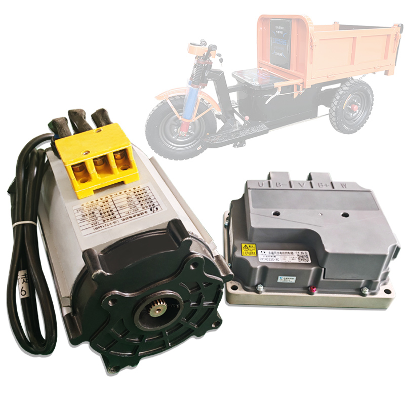 4Kw Pmsm Motor and Controller High-power and High-torque Permanent Magnet Synchronous Motor for Electric Tricycle 4 Wheel Trucks