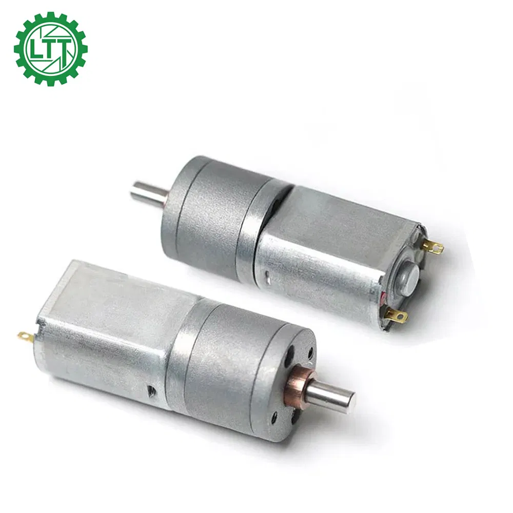 20mm Diameter 130 DC Motor High Torque 6V 12V 24V DC Gear Motor with Spur Metal Gearbox