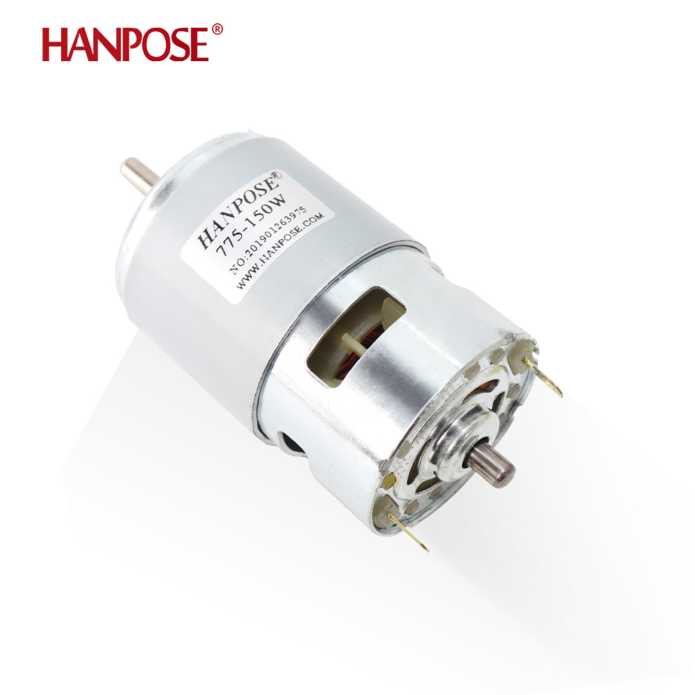 Hanpose Dc Durable 775 150W 12000RMP Motor Double Ball Bearing Large Torque High Power Low Noise Power Supply High Dc Motor 12V
