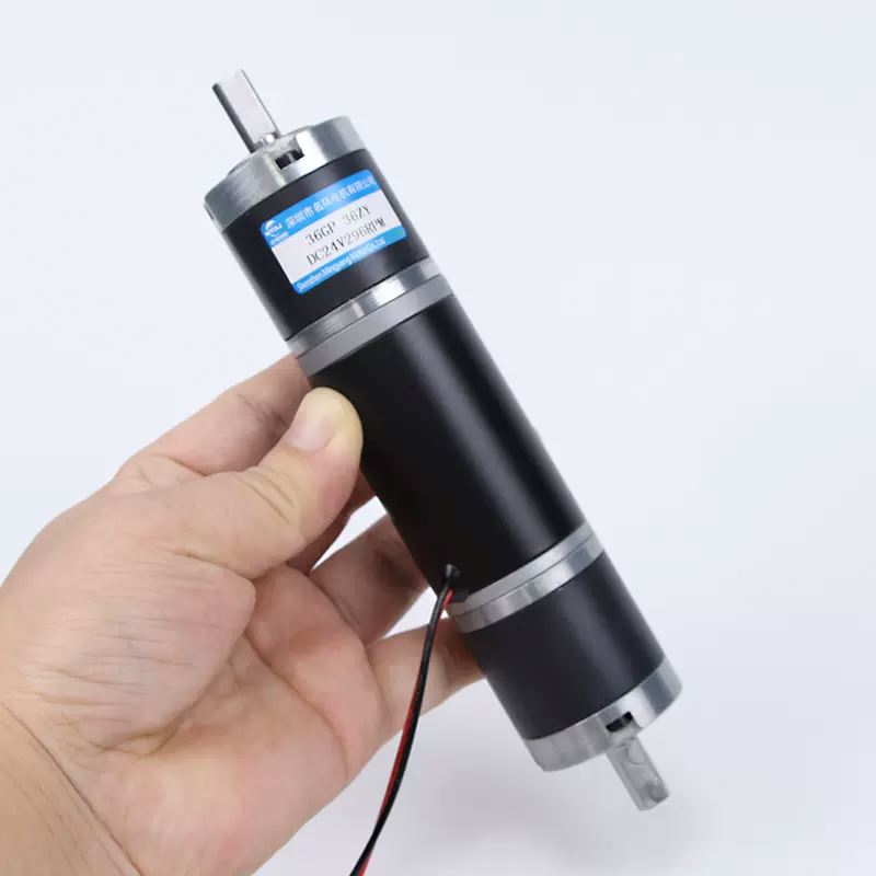Double Shaft Planetary Gear DC Reduction Motor 12v-24v 36-36ZY Micro Low Speed Motor with High Torque for Fan Boat Use