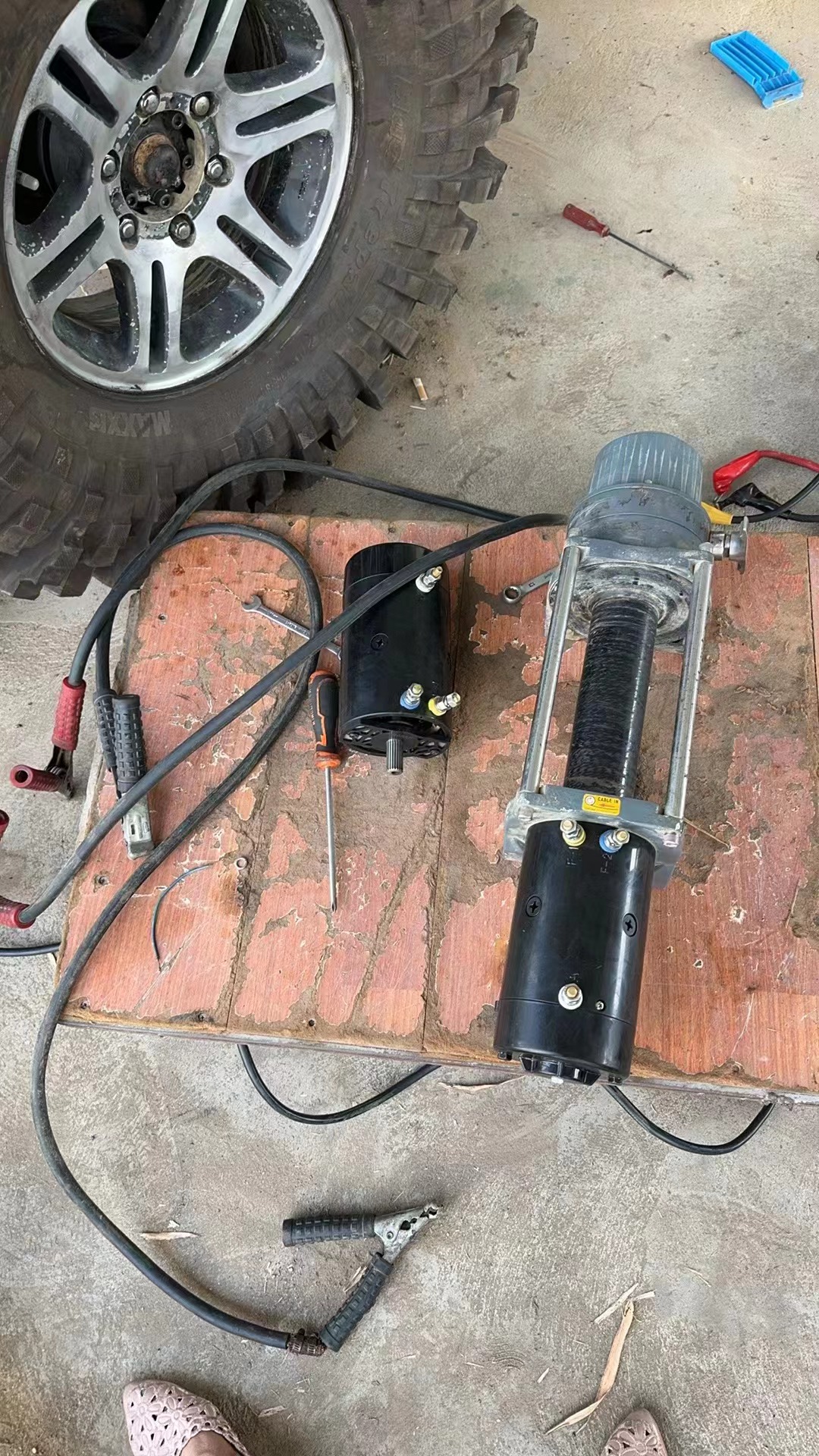 Waterproof Winch Motor 12v Series Wound DC Brushed Electric Motor for Off-road Vehicle