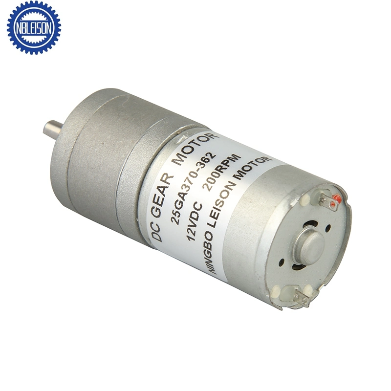 25mm 6V 12V Low Speed Brushed Spur DC Gear Motor