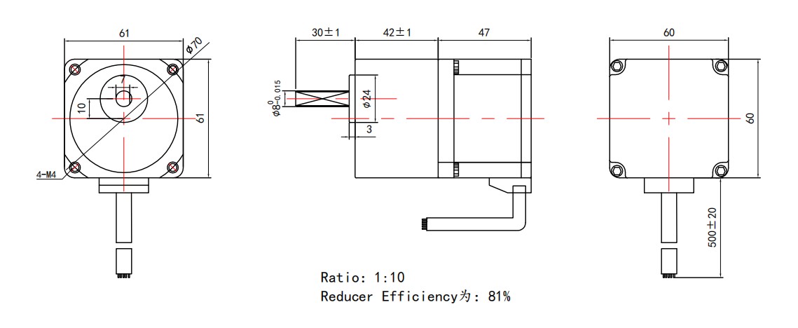 60mm motor profile