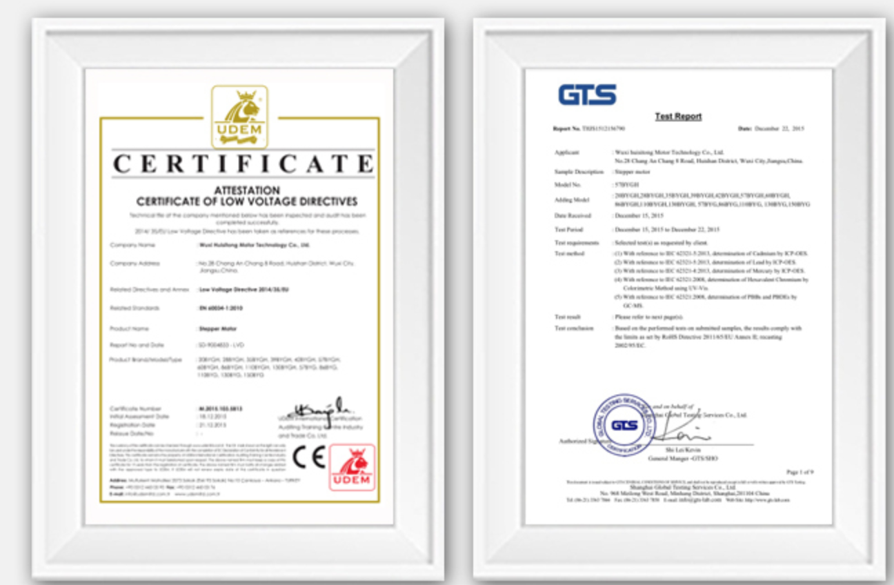 Quality Certificate