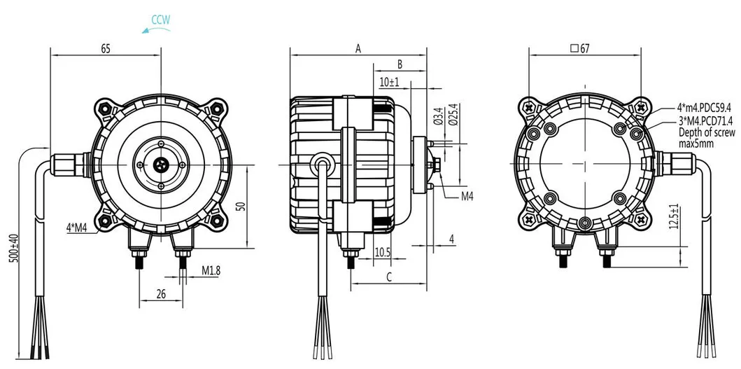 ECM Motor Technical Comparison