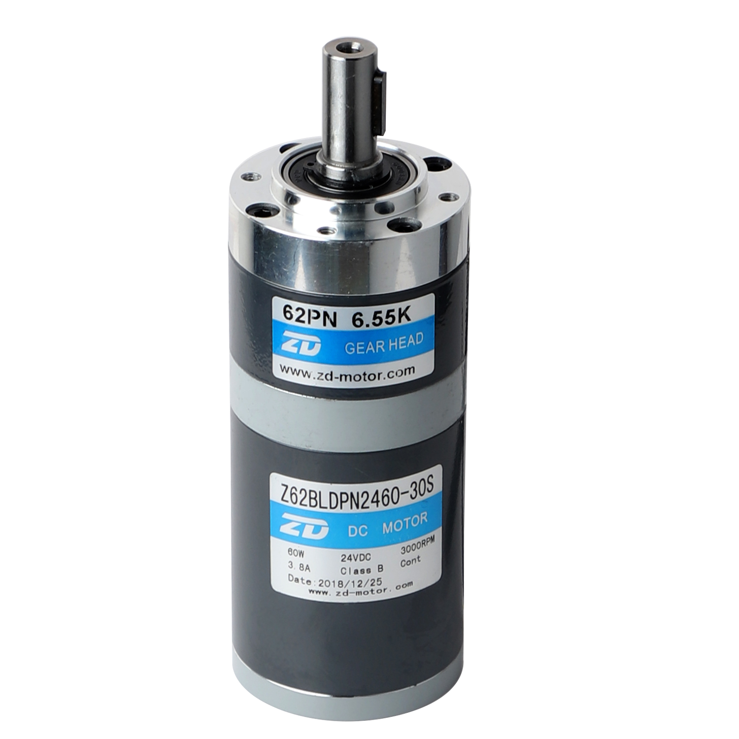 ZD 32mm 42mm 52mm 62mm 72mm, 10W 40W 60W 90W 120W to 300W,12v 24V Brush or Brushless Planetary DC Gear Motor