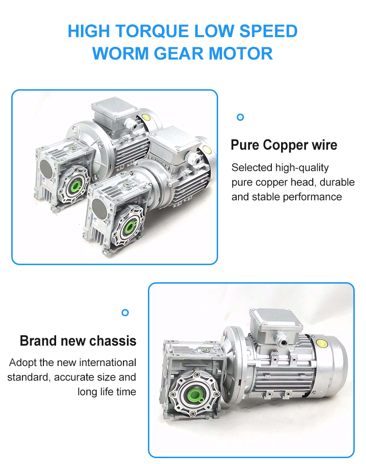 NMRV50 Worm Reducer Front View