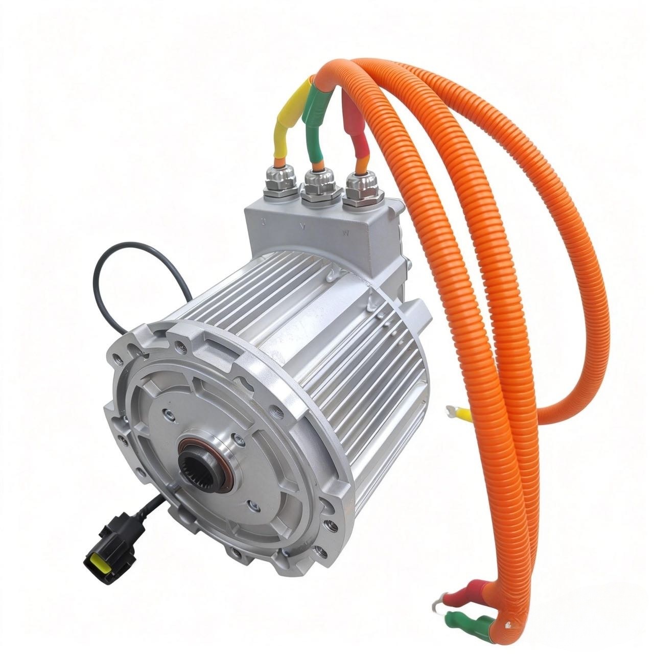 Resolver 4KW 3000RPM 72V IP67 3 Phase DC PMSM S9 97% Efficiency Red Copper Hairpin Winding Permanent Magnet Synchronous Motor