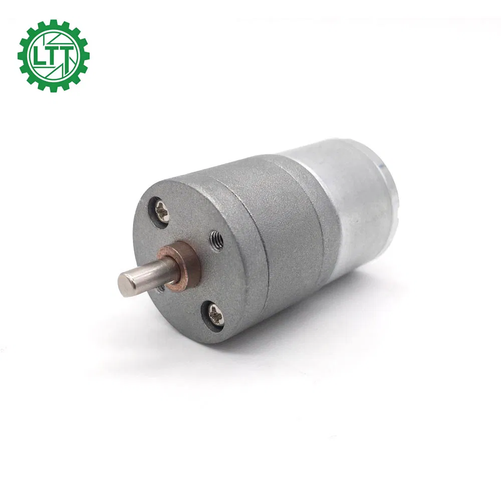25mm DC Gear Motor Permanent Magnet 6V 12V 24V 310 Motor with Spur Metal Gearbox