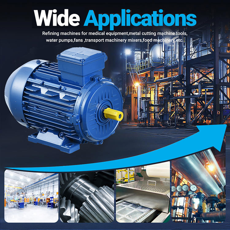 High Performance 4KW PMSM Motor Energy Saving Constant Speed 750/1000/1500/3000RPM Permanent Magnet Rotor For General Industry