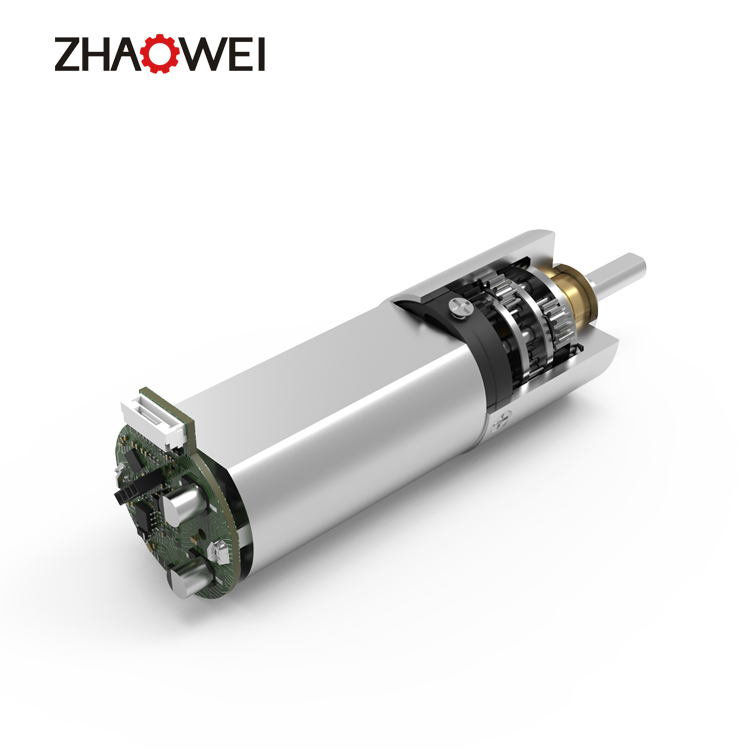 Mini Low Rpm High Torque 12 Volt 16mm Electric Spur Planetary Geared Reducer Miniaturized Stepper BLDC Motor with Reduction Gear
