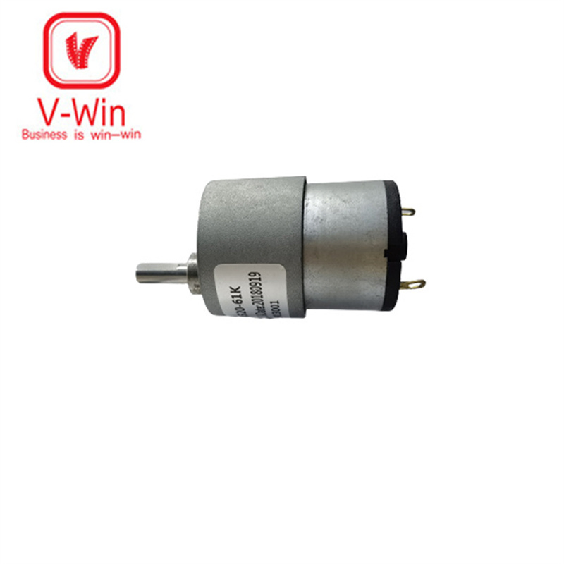 37mm Diameter RS385 Permanent Magnet DC Motor 37GB385 12V 24V Mini Brushed Spur DC Gear Motor with Low Rpm