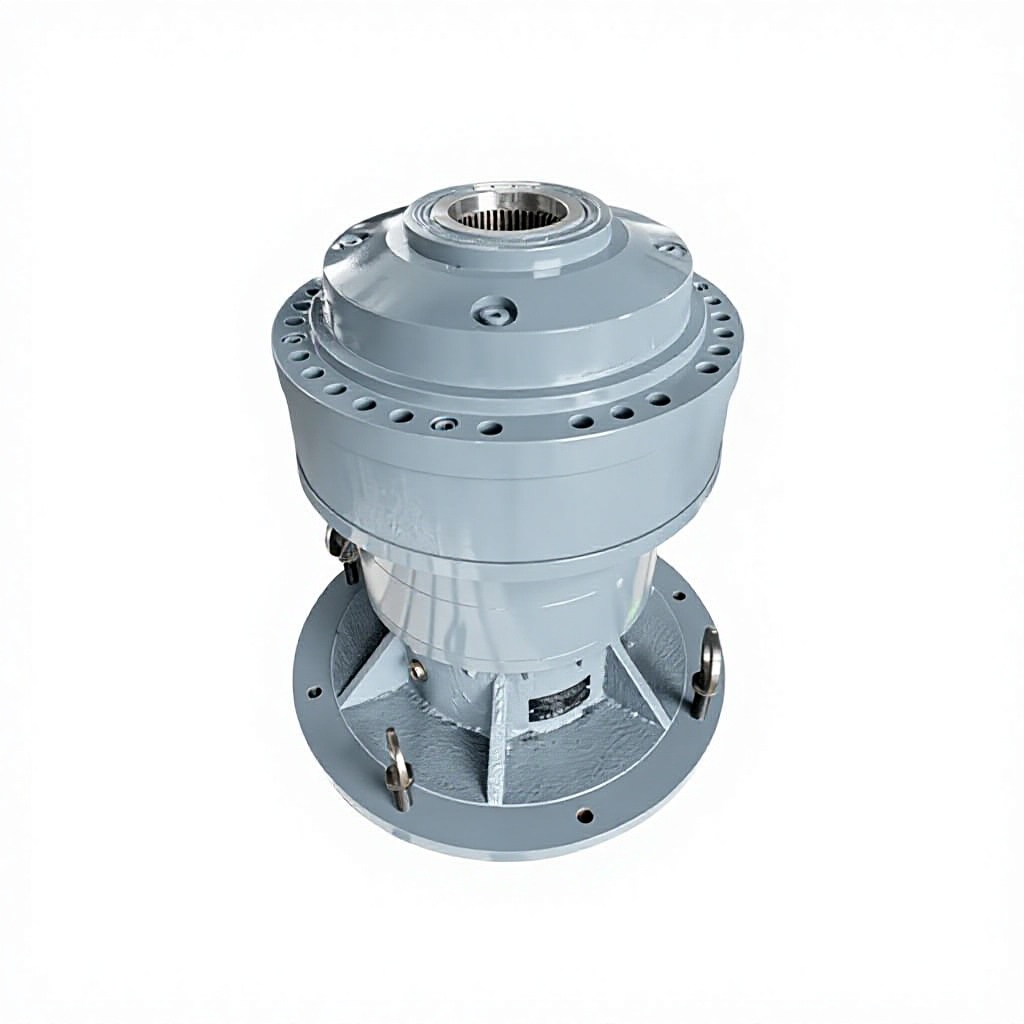 Industrial Planetary Gearbox Coaxial Output Servo Motor Reducer Manufacturer 50 1 Ratio 22 RPM 9600 Nm Torque Vertical Mount