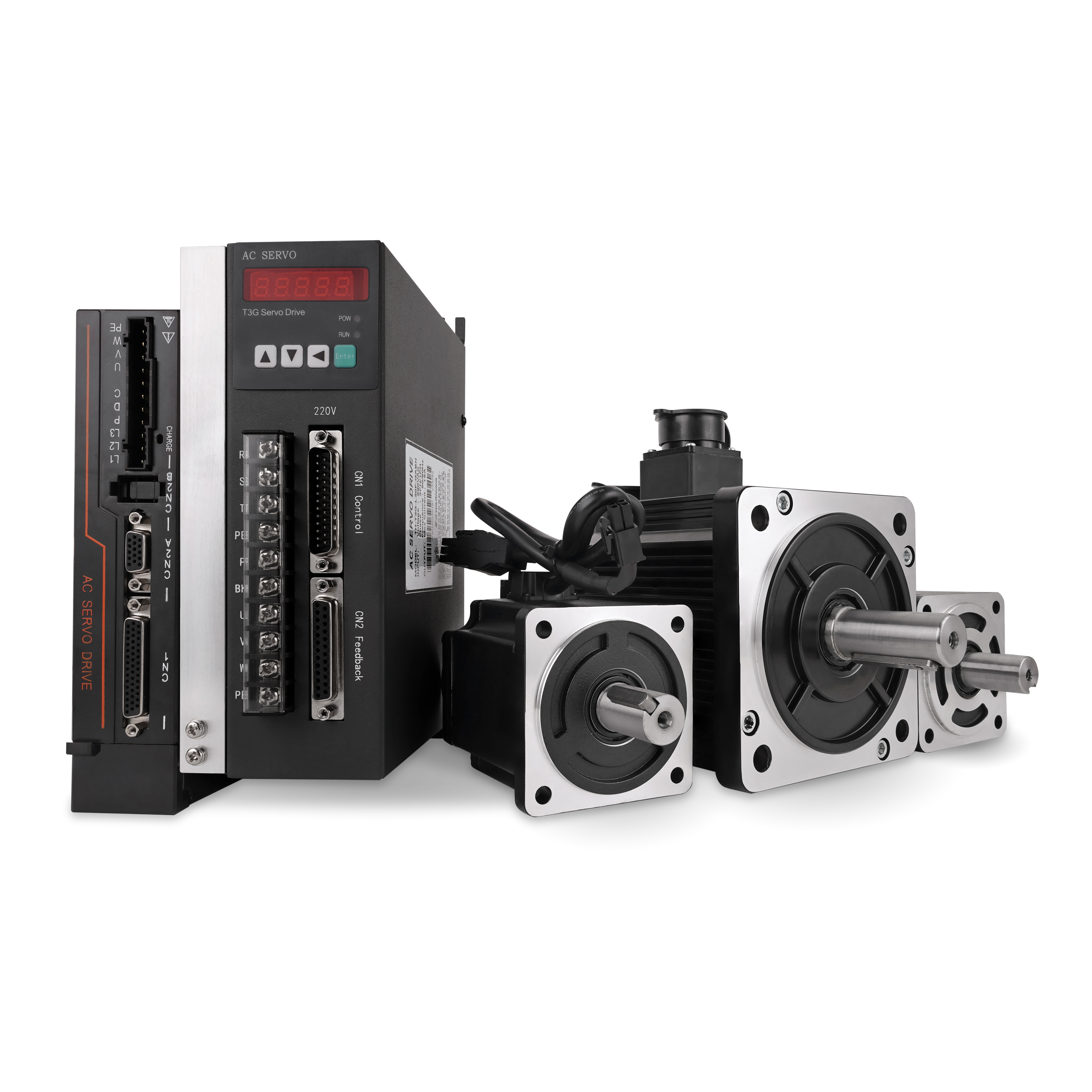 400W 750w 800w 1kw 1.5kw 2kw 2.3kw 3.8kw 8kw 11kw 15kw 25kw 12v 24v 110v 220v 380V Spindle Dc Ac Servo Motor With Brake Drive