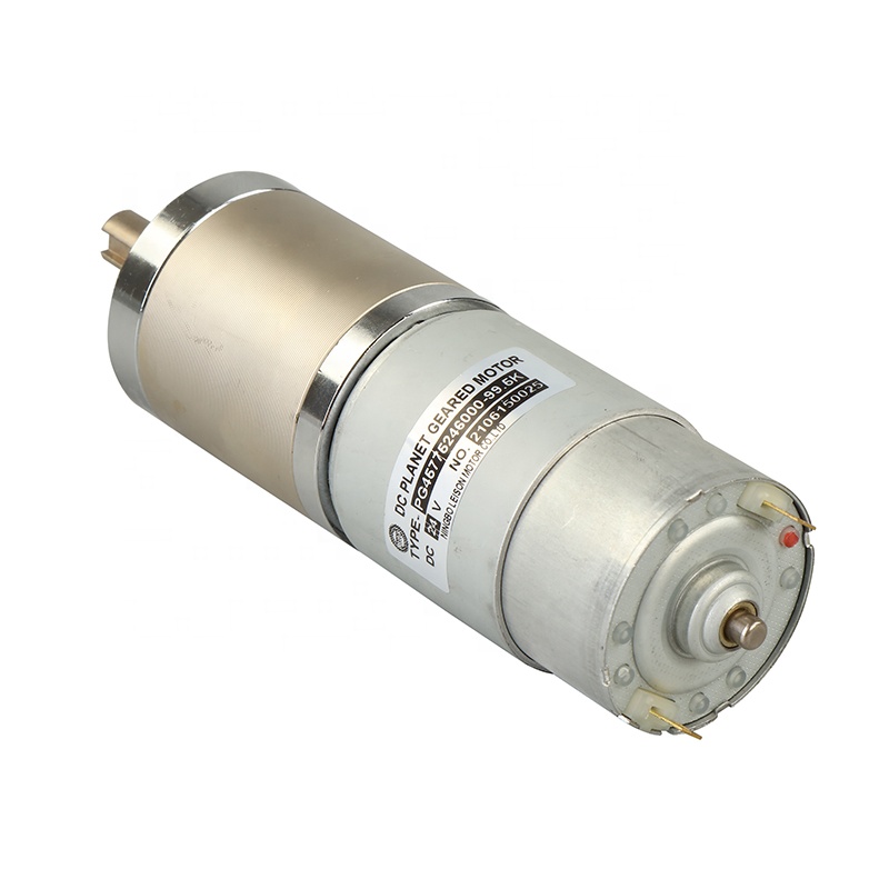 High Torque 100kg DC Planetary Gear Motor With Encoder 775 Brushed Gear Motor 45mm Diameter Gearbox